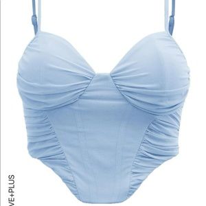 Baby blue top